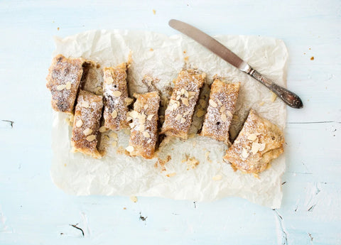 blondie vegană fără gluten