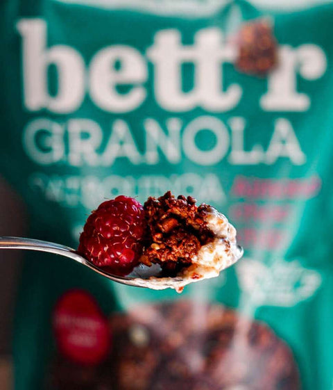 ΒΙΟ granola με αμύγδαλα και σοκολάτα