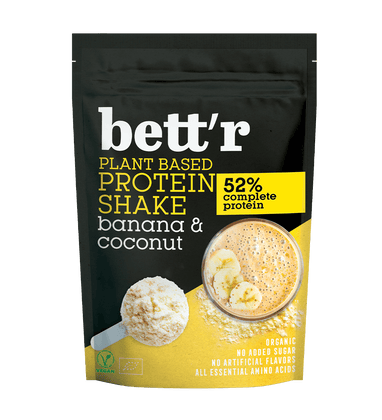 ΒΙΟ πρωτεϊνικό σέικ μπανάνας και καρύδας
