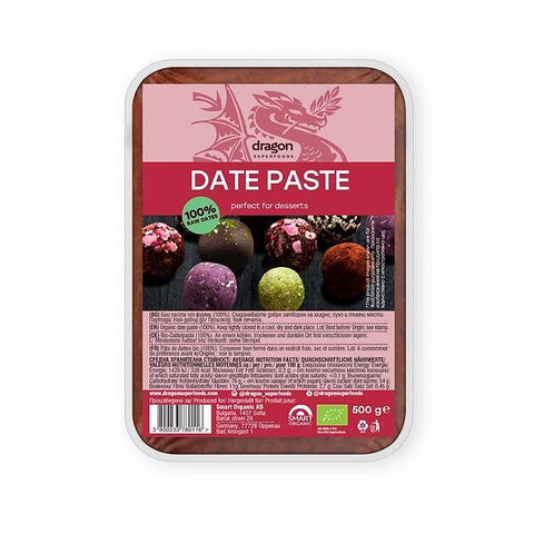 Organic Date Paste, 500 gr, Dragon Superfoods
