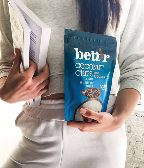 BIO τσιπς καρύδας εκλεκτό κακάο