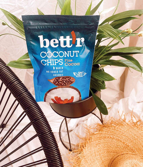 BIO τσιπς καρύδας εκλεκτό κακάο