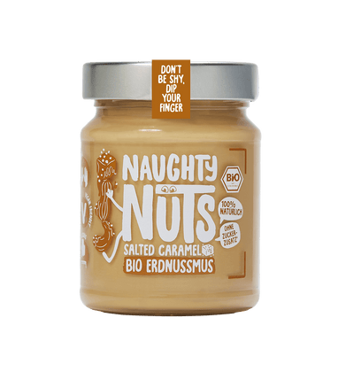 BIO αλατισμένη καραμέλα με φυστικοβούτυρο
