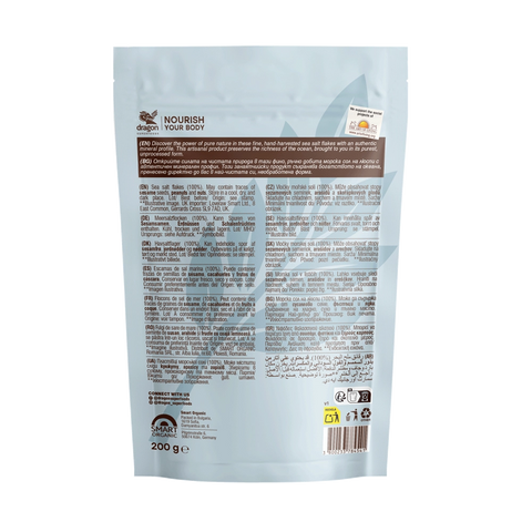Sea Salt Flakes, 200 g, Dragon Superfoods