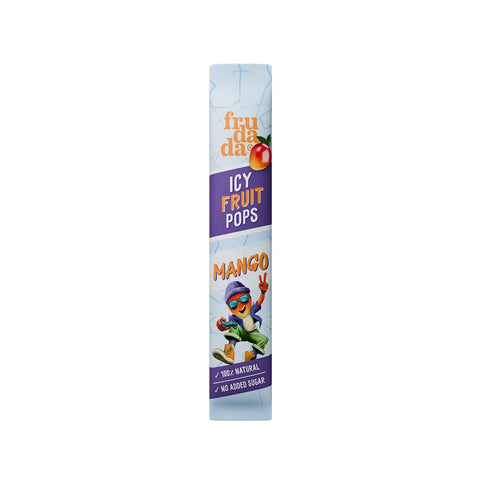 Mixed Box of Fruit Ice Pops for Freezing, No Added Sugar, 10 × 50 ml, Frudada