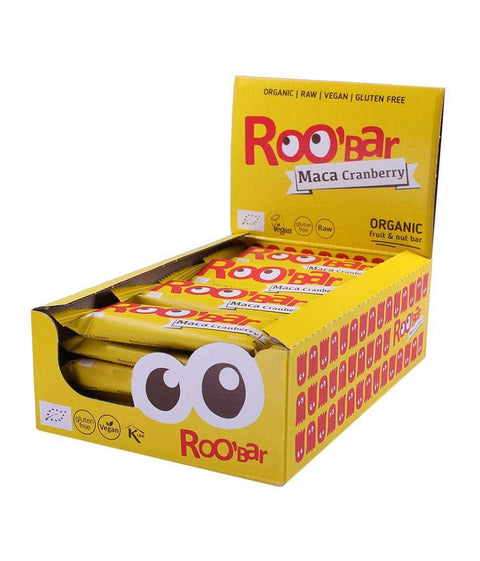 Βιολογική Maca &amp; Cranberry Bar
