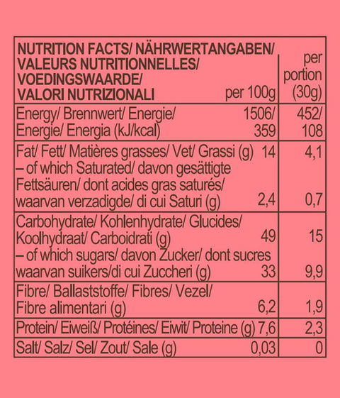 Organic Mulberry &amp; Vanilla Bar