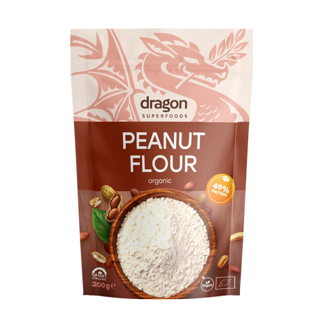 Βιολογικό Αλεύρι Αραχίδας, 200 γρ., Dragon Superfoods