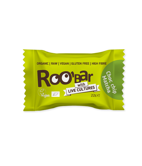 Μπάλα Bio Choc Chip &amp; Matcha με ζωντανές κουλτούρες