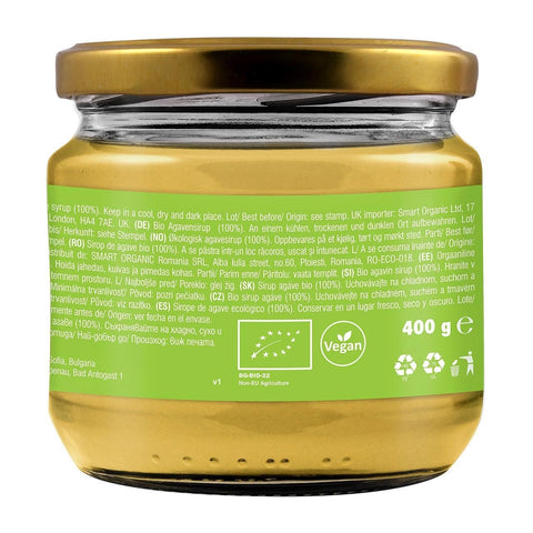 Βιολογικό Σιρόπι Αγαύης, 400 γρ., Dragon Superfoods