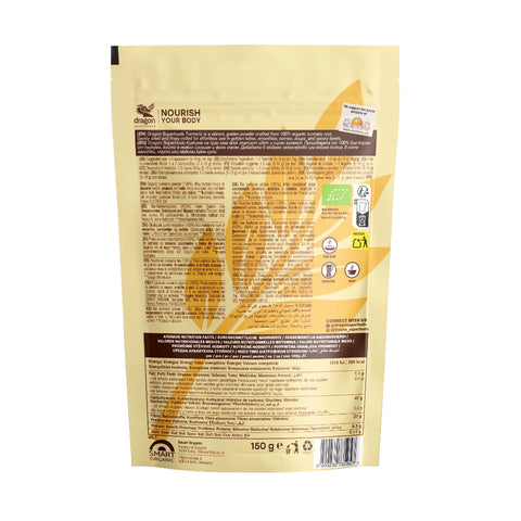 Βιολογική Κουρκούμη σε σκόνη, 150 γρ., Dragon Superfoods