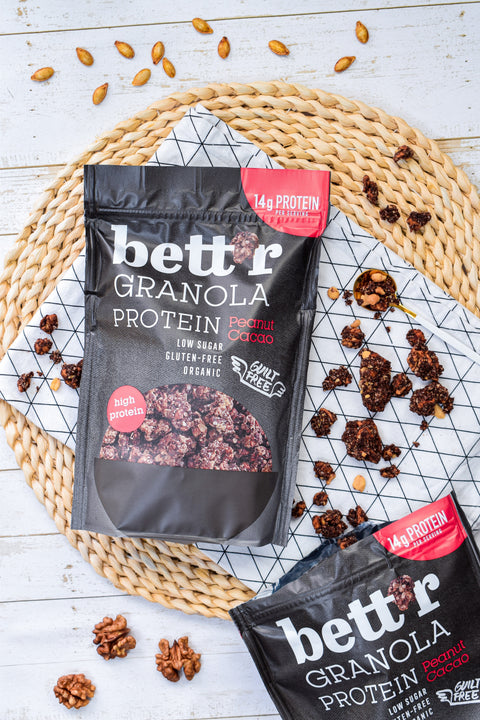BIO Protein Granola Φιστίκι και Κακάο
