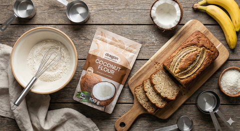 Βιολογικό αλεύρι καρύδας για γλυκά