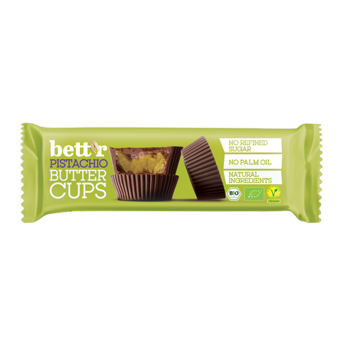 Bio Mix Box Bett'r Nut Butter Cups με φιστίκι και φράουλα