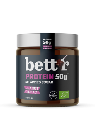 BIO πρωτεΐνη αλειμμένο με φιστίκια και κακάο, χωρίς προσθήκη ζάχαρης