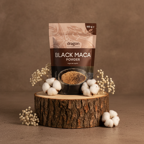 Ακατέργαστη σκόνη Bio Maca Black