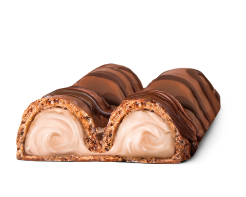 Βιολογική βάφλα με κρέμα φουντουκιού