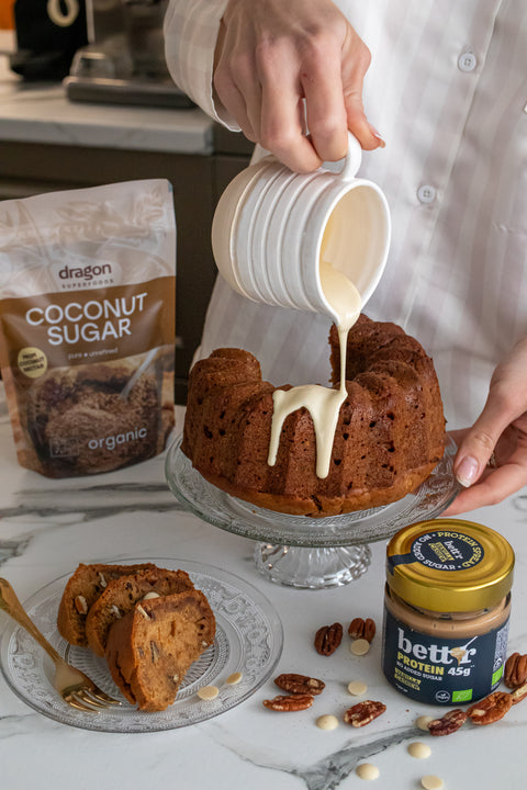 ΒΙΟ πρωτεϊνικό λίπος με κάσιους και βανίλια, χωρίς προσθήκη ζάχαρης