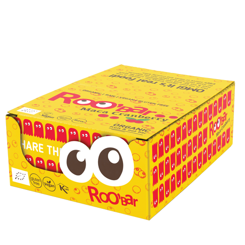 Βιολογική Maca &amp; Cranberry Bar